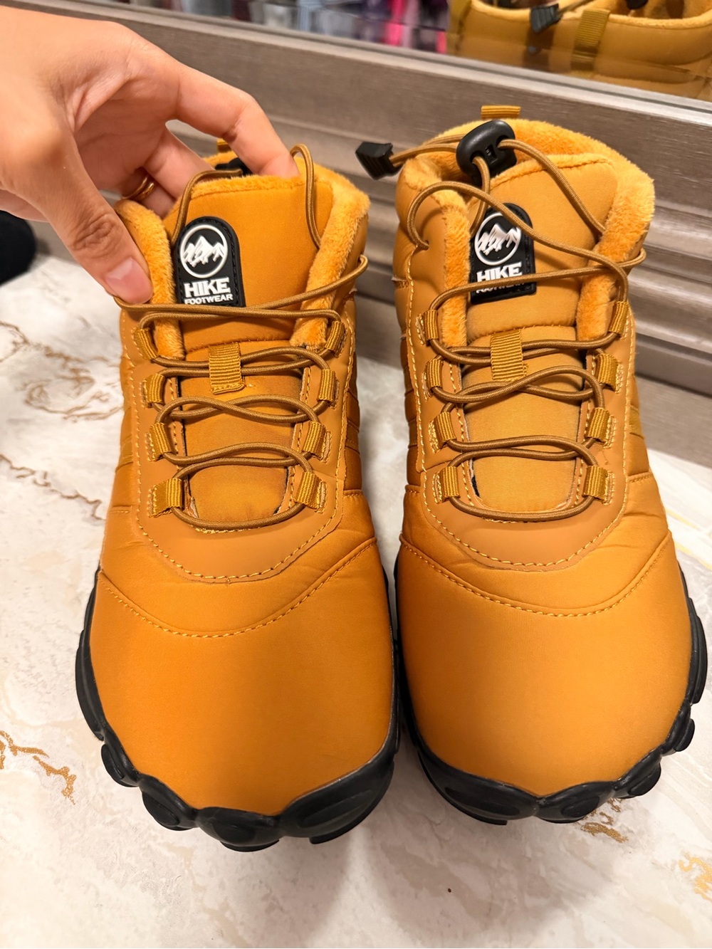 Hike Footwear Kids' Mustard Yellow Outdoor Boots